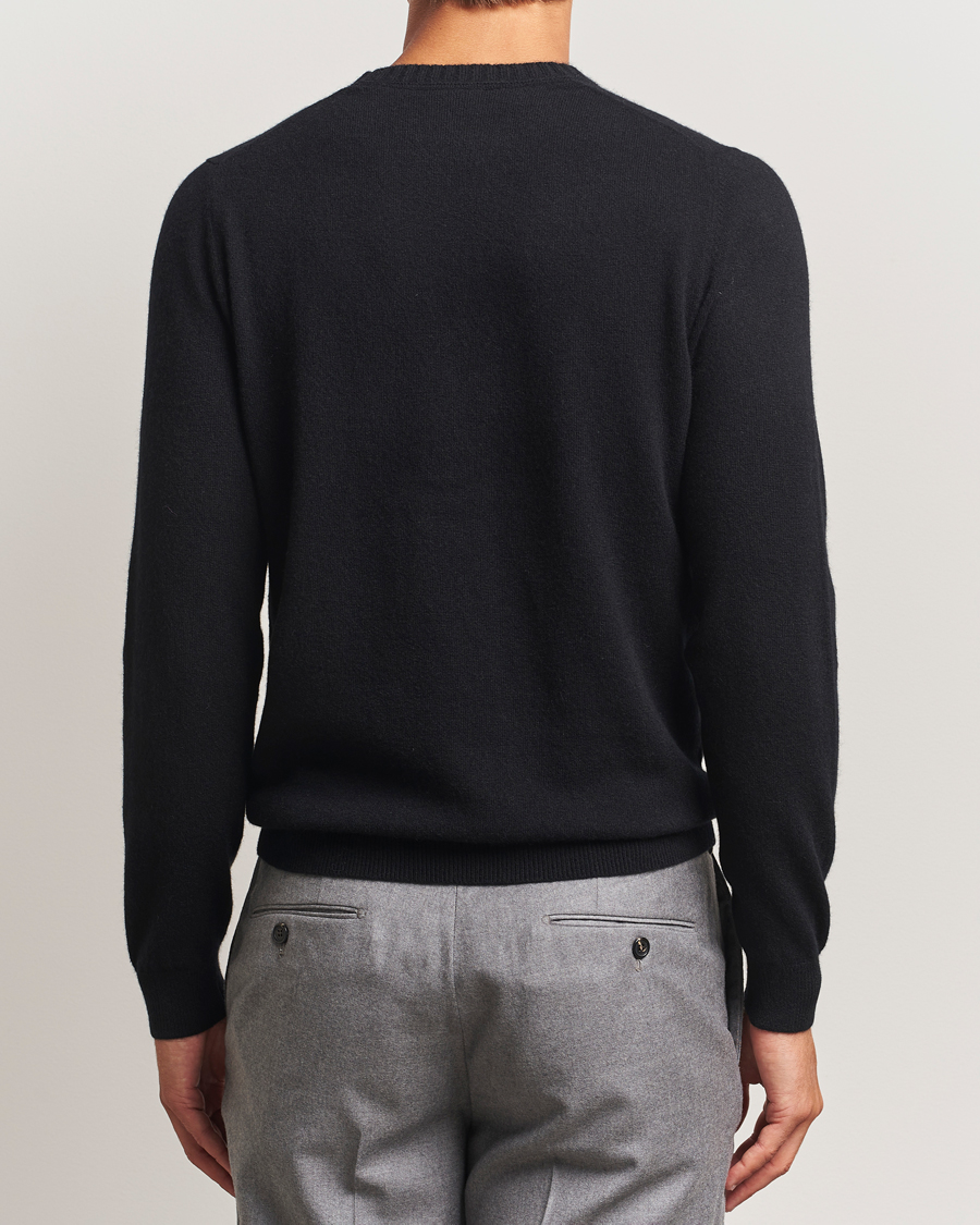 Mies | Puserot | Stenströms | Cashmere Crewneck Black