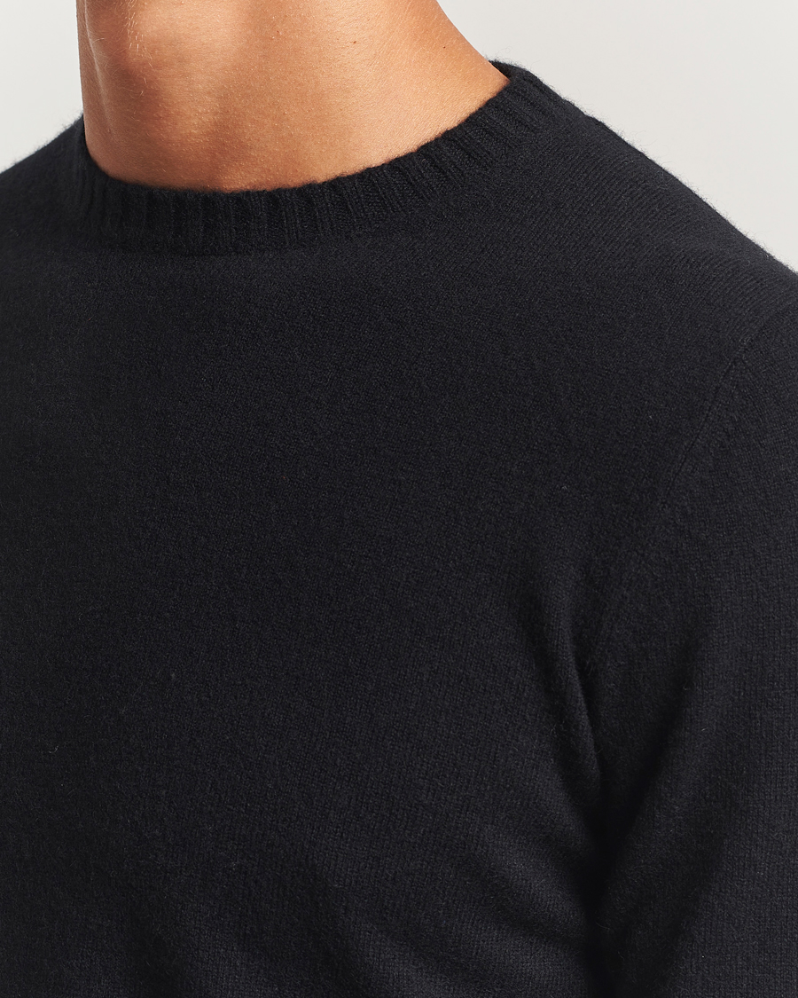 Mies | Puserot | Stenströms | Cashmere Crewneck Black