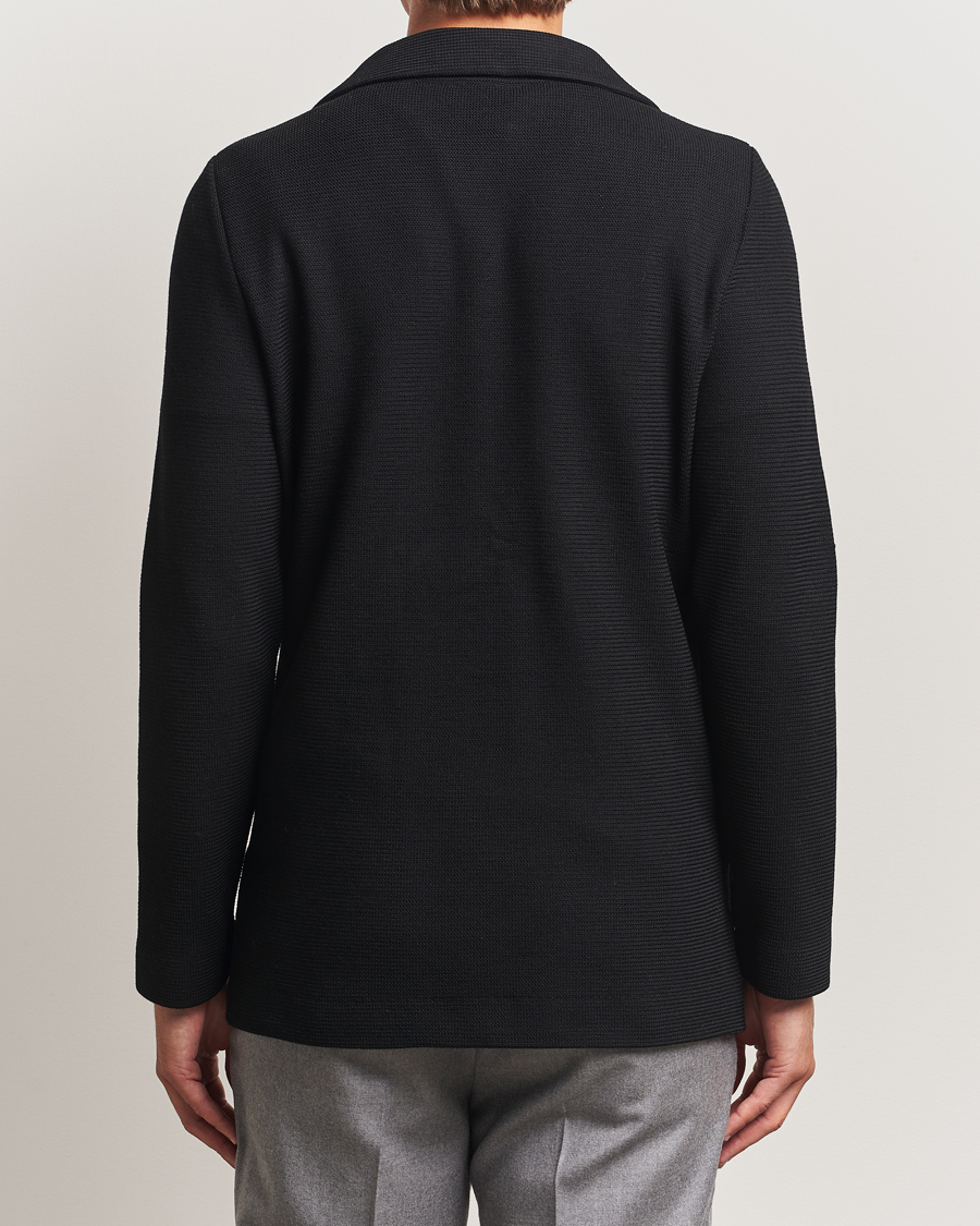 Mies | Pikkutakit | Stenströms | Milano Knitted DB Textured Blazer Black