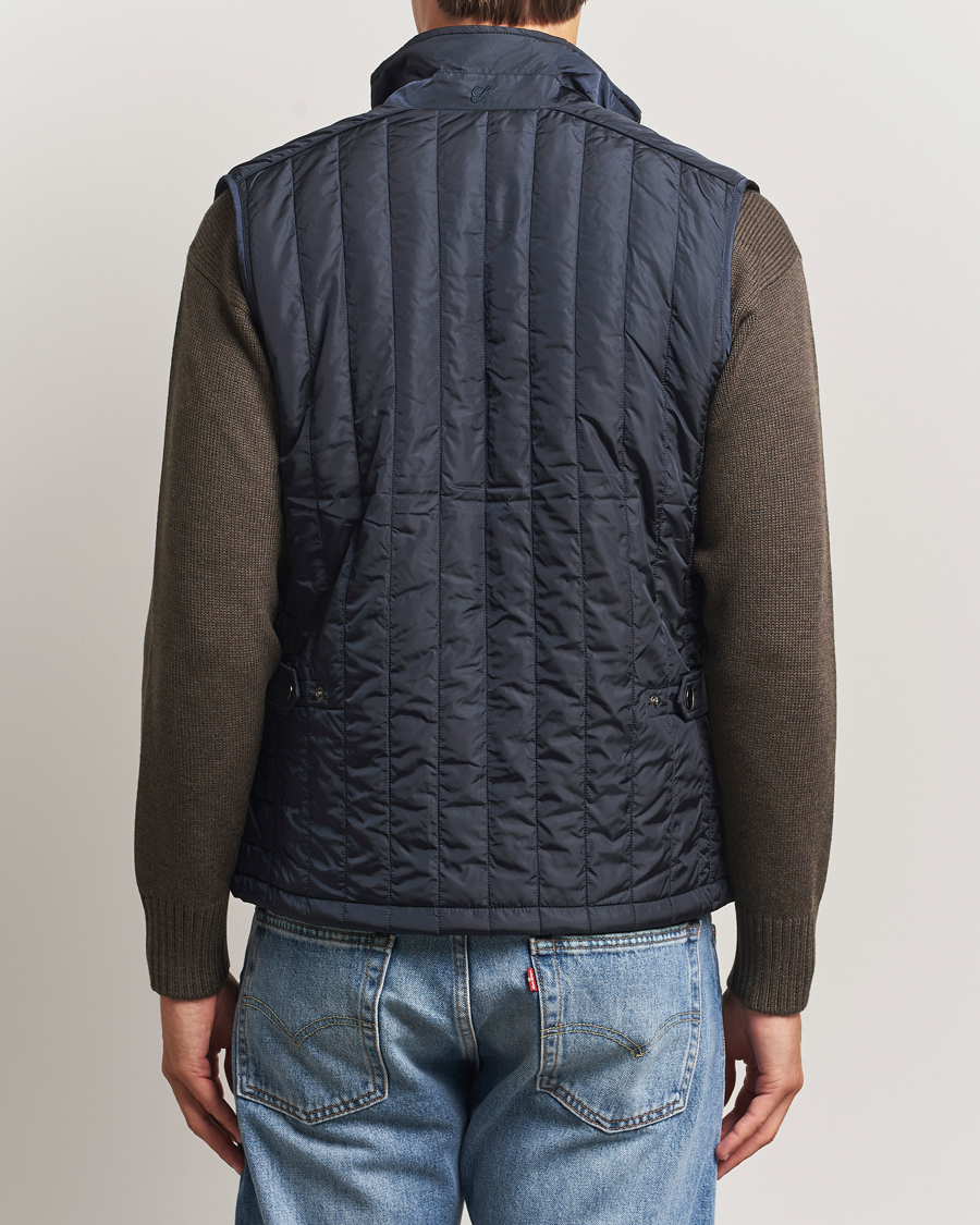 Mies | Ulkoliivit | Stenströms | Nylon Quilted Light Padded Vest Navy