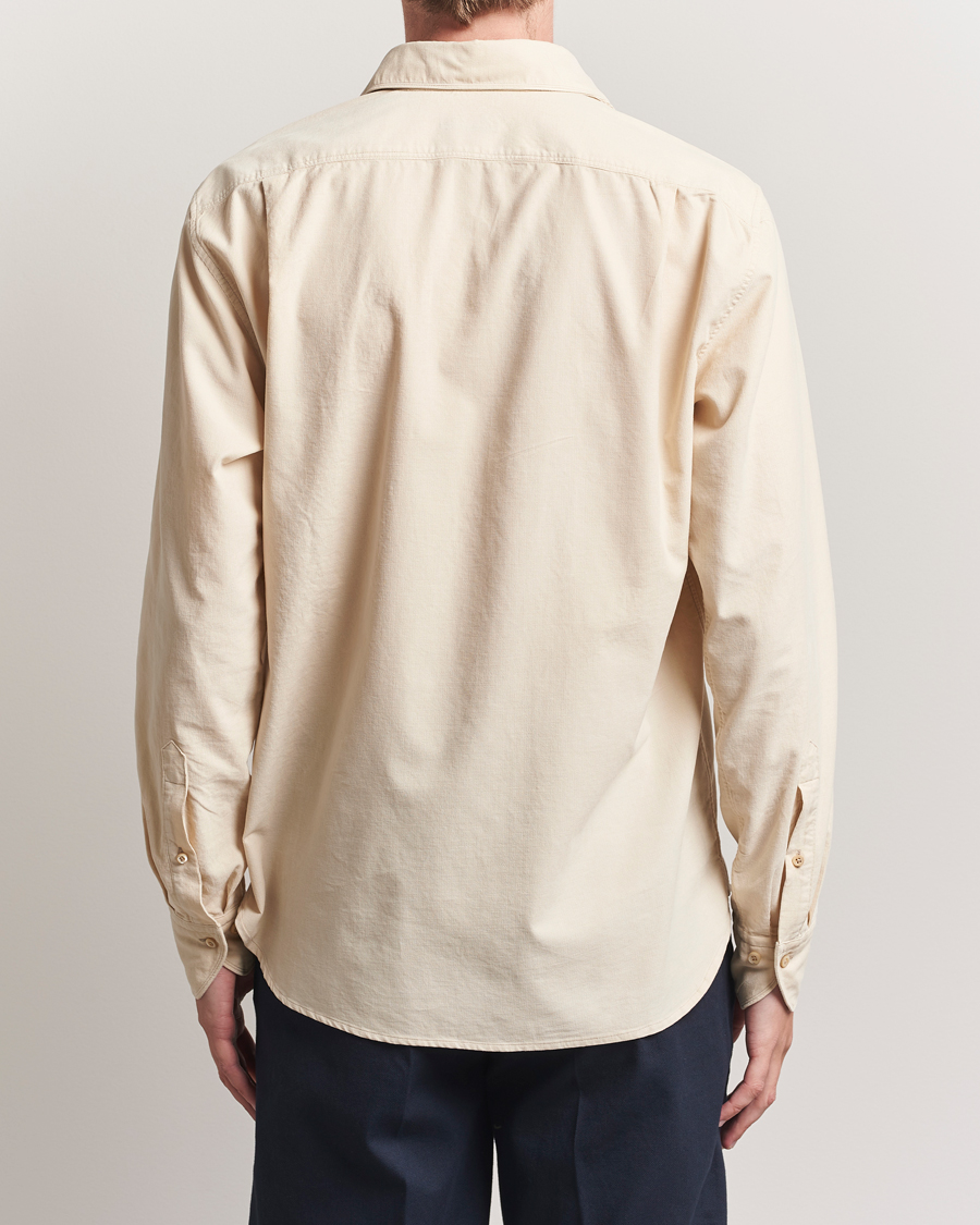 Mies | Kauluspaidat | Stenströms | Regular Fit Cut Away Cord Shirt Beige