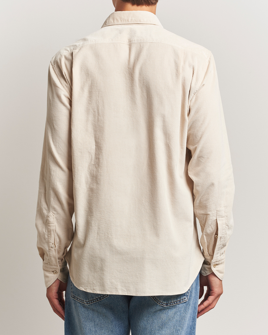 Mies | Kauluspaidat | Stenströms | Regular Fit Cord Pocket Shirt Beige