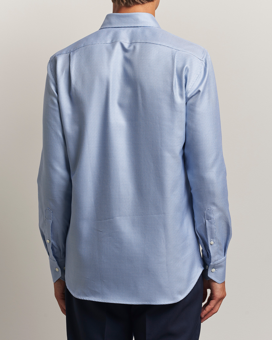 Mies | Kauluspaidat | Stenströms | Regular Fit Diagonal Cut Away Shirt Blue