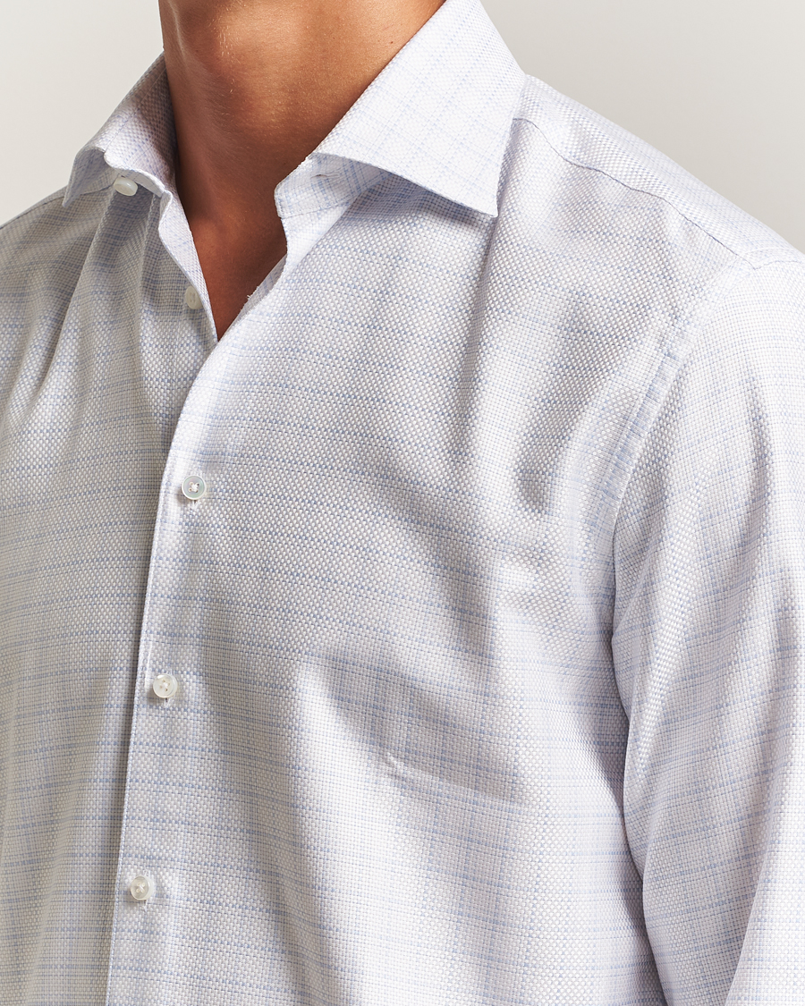 Mies | Kauluspaidat | Stenströms | Regular Fit Structure Cut Away Shirt White