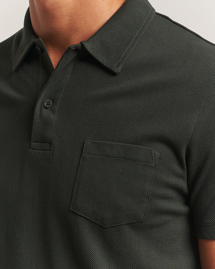 Mies | Pikeet | Sunspel | Riviera Polo Shirt Dark Green