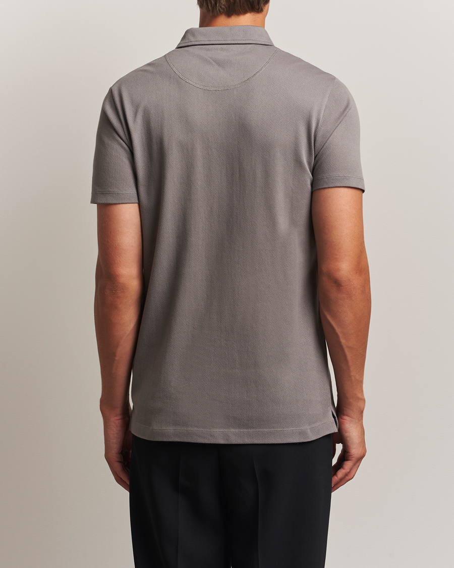 Mies | Pikeet | Sunspel | Riviera Polo Shirt Iron Grey