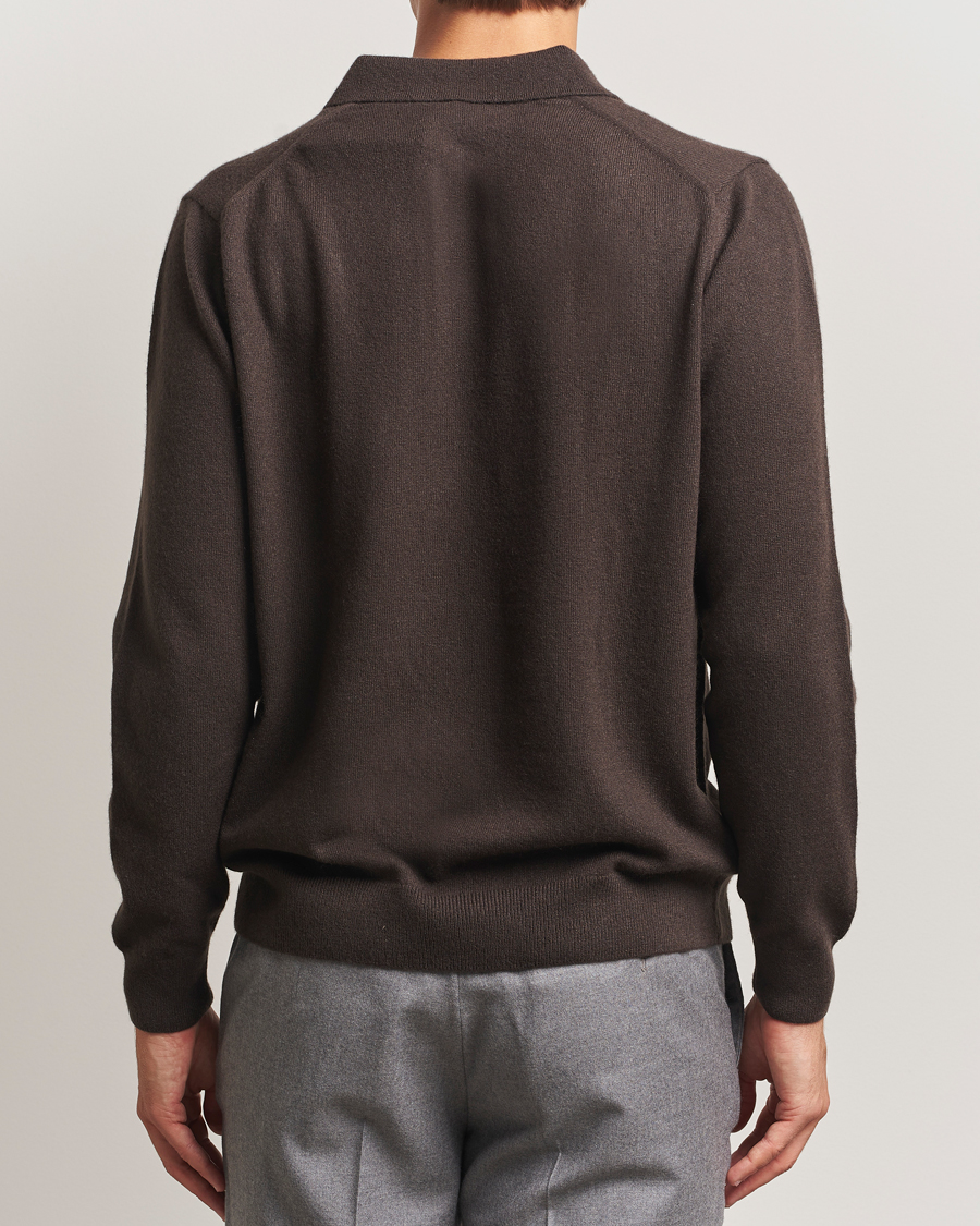 Mies | Puserot | Sunspel | Cashmere Polo Truffle