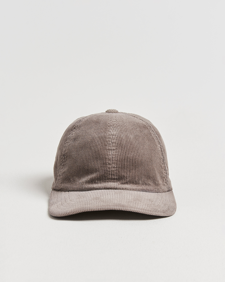 Mies | Päähineet | Sunspel | Corduroy Cap Bark