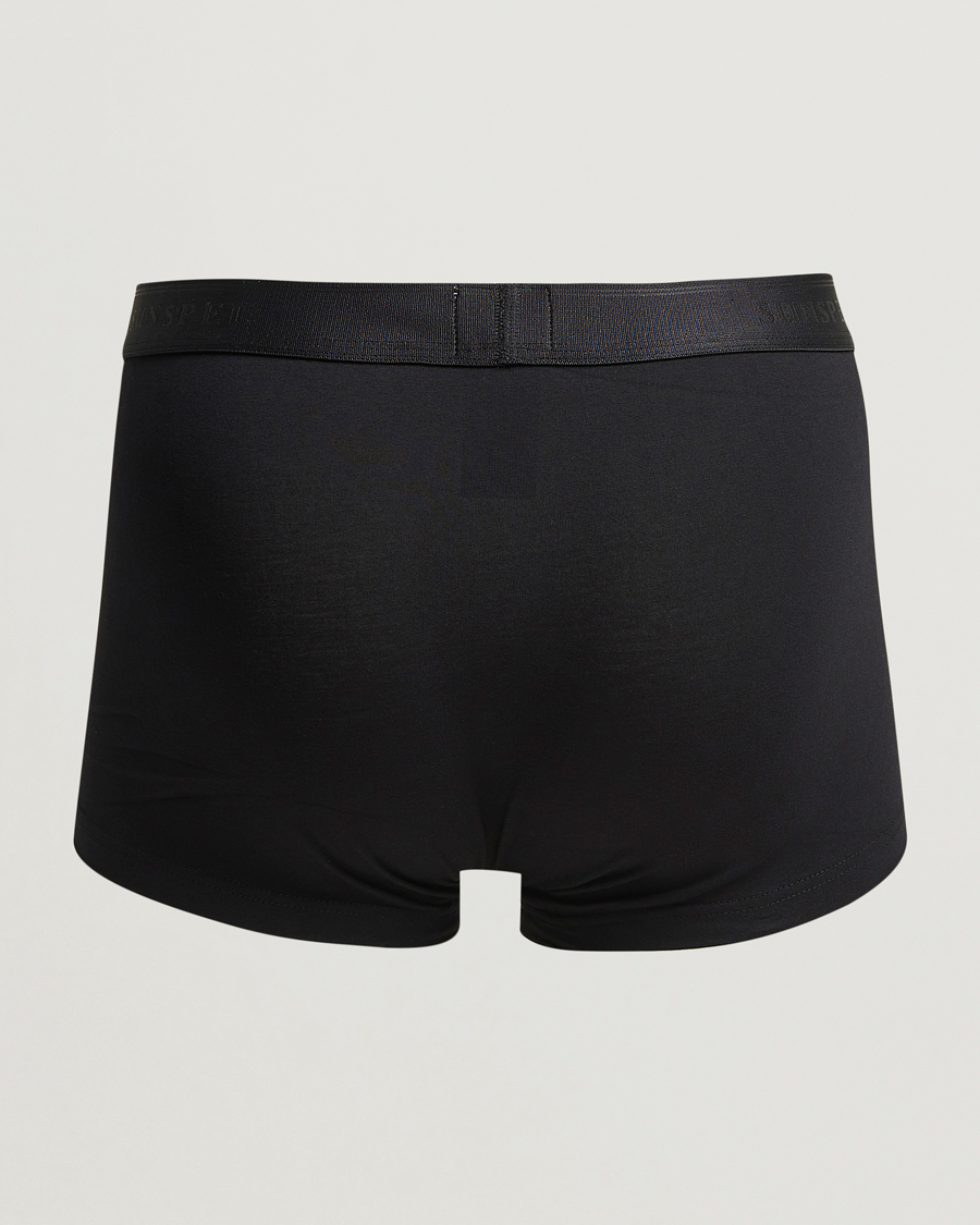 Mies | Alusvaatteet | Sunspel | 3-Pack Cotton Stretch Trunk Black