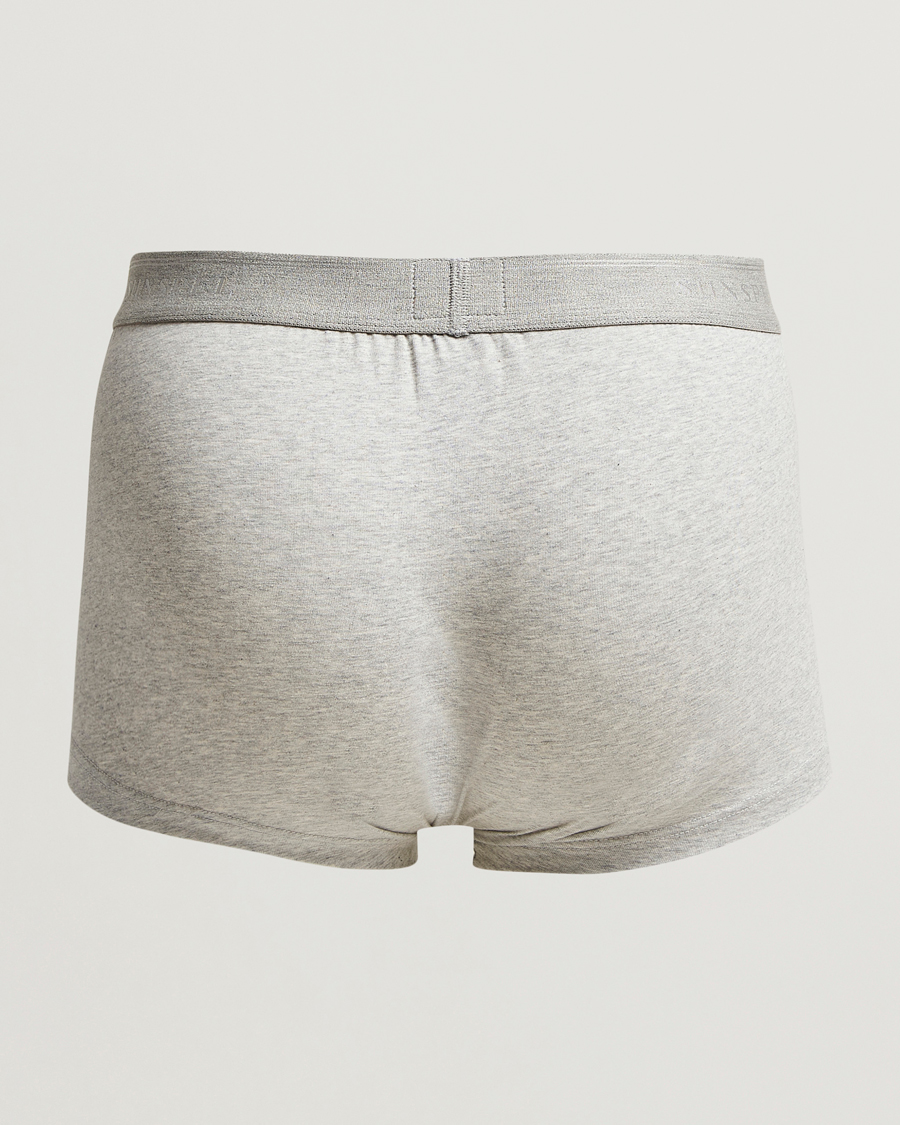 Mies | Alusvaatteet | Sunspel | 3-Pack Cotton Stretch Trunk Grey