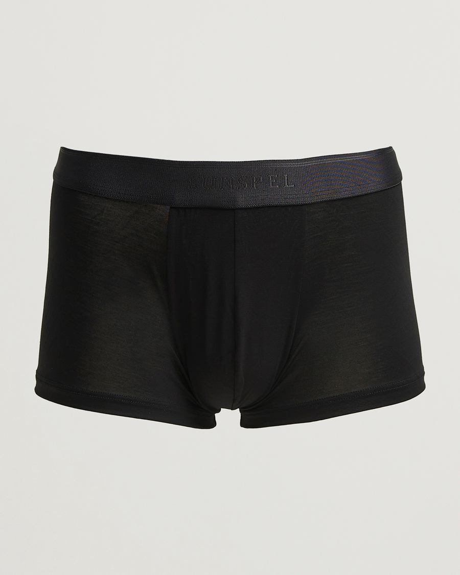 Mies | Alusvaatteet | Sunspel | Tencel Stretch Trunk Black