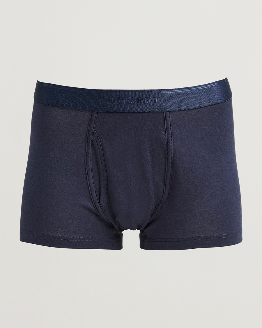 Mies | Alusvaatteet | Sunspel | Superfine Cotton Trunk Navy