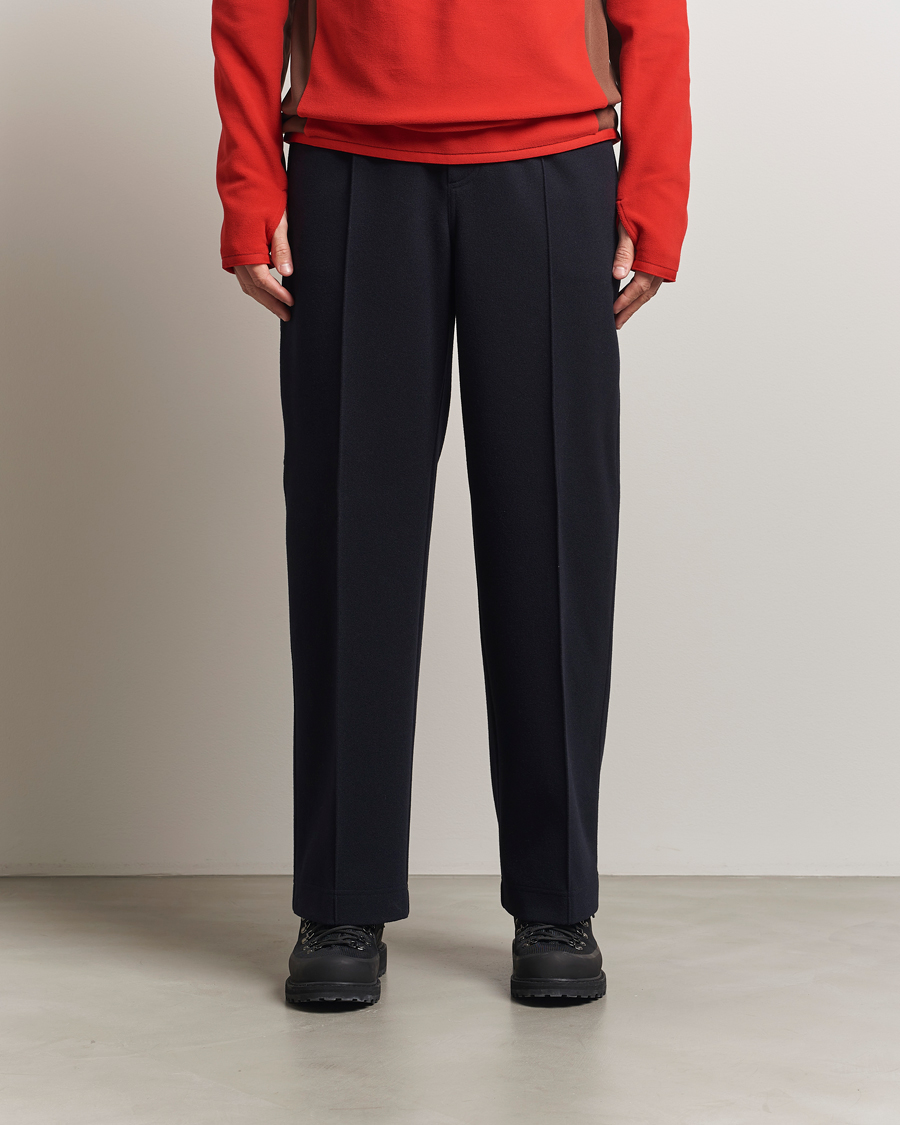 Mies | Housut | Moncler Grenoble | Brushed Cotton Drawstring Pants Navy
