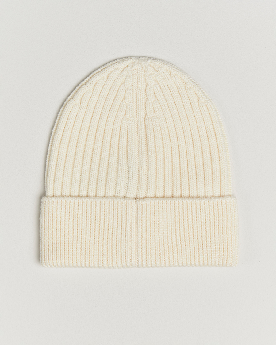 Mies | Moncler Grenoble Rib Wool Beanie Off White | Moncler Grenoble | Rib Wool Beanie Off White