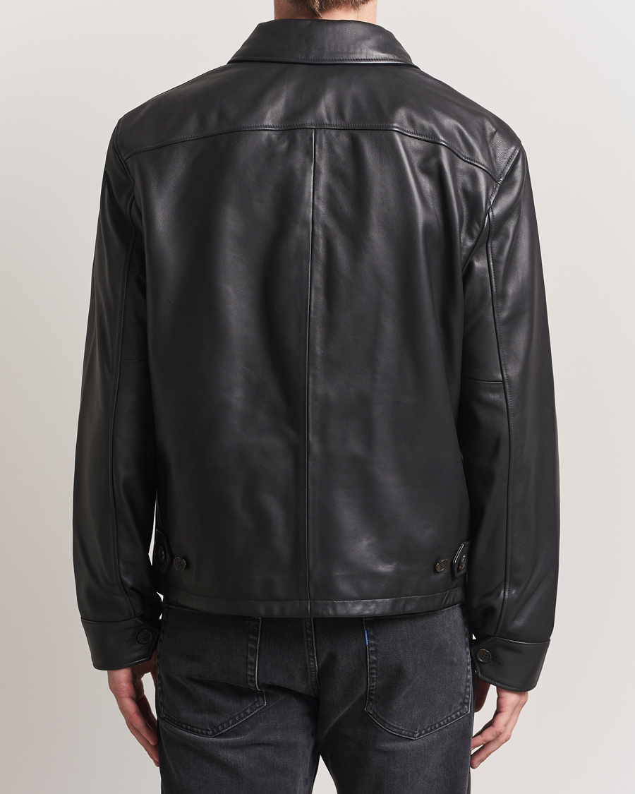 Mies | Takit | Polo Ralph Lauren | Maxwell Windbreaker Leather Jacket Polo Black
