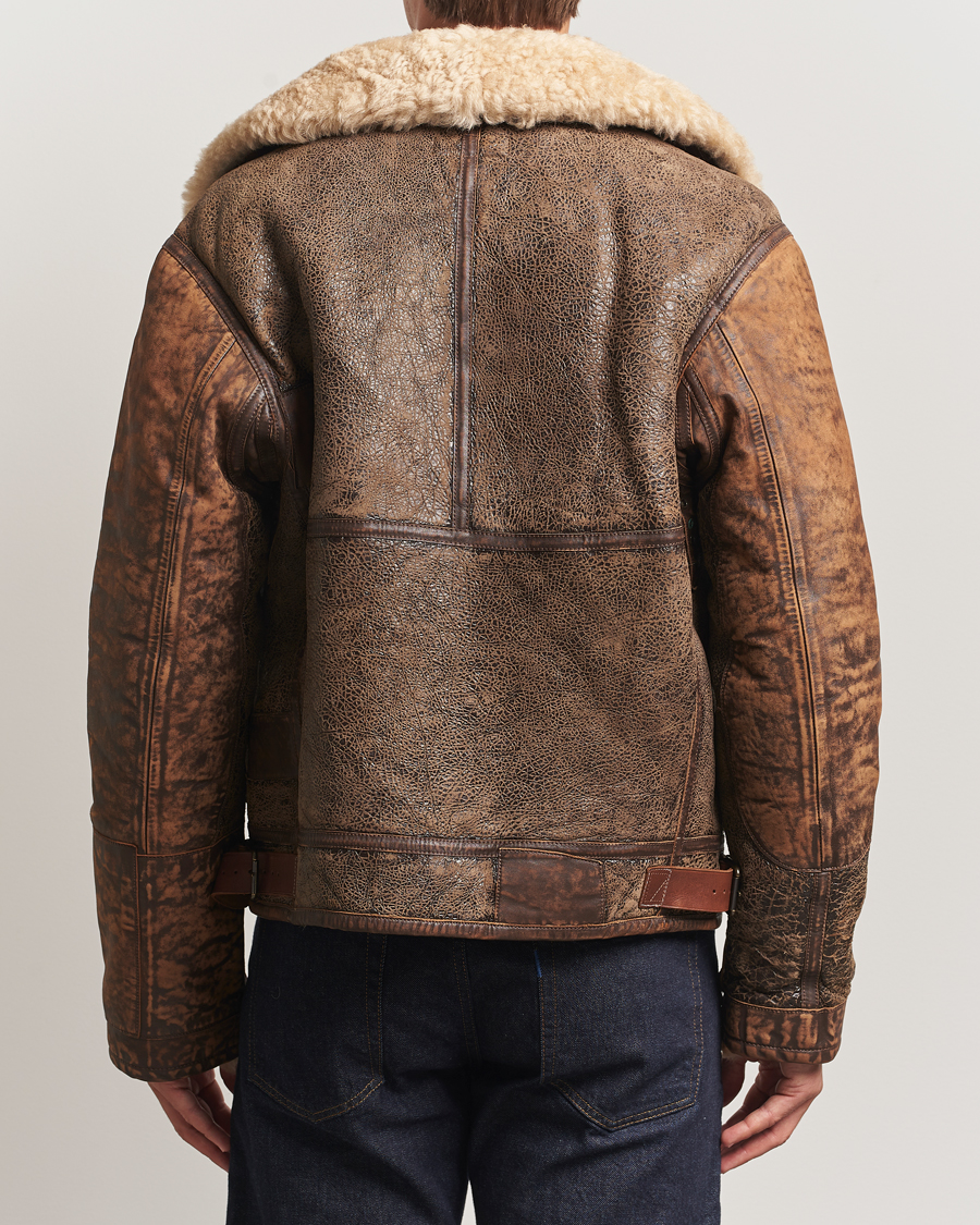 Mies | Takit | Polo Ralph Lauren | Sherling Lined Bomber Jacket Brown Earth