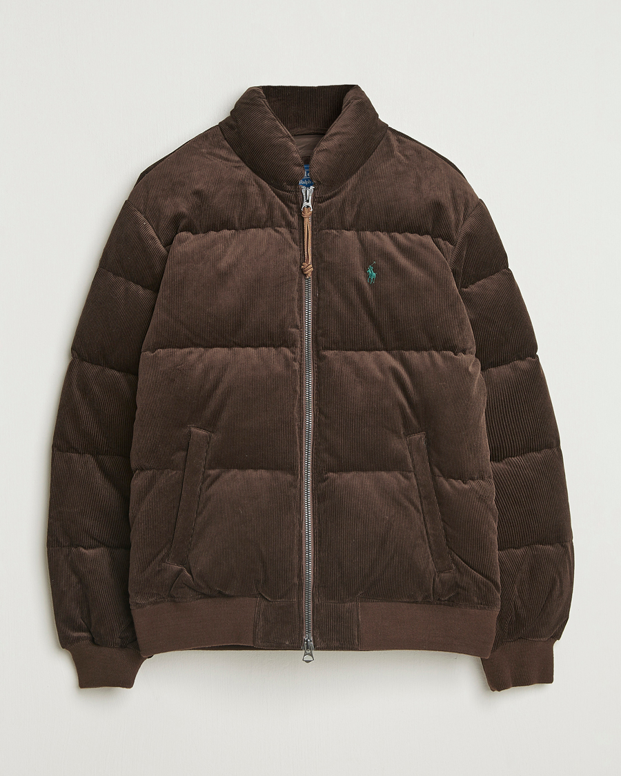 Mies | Takit | Polo Ralph Lauren | Wyoming Corduroy Bomber Jacket Dark Beech