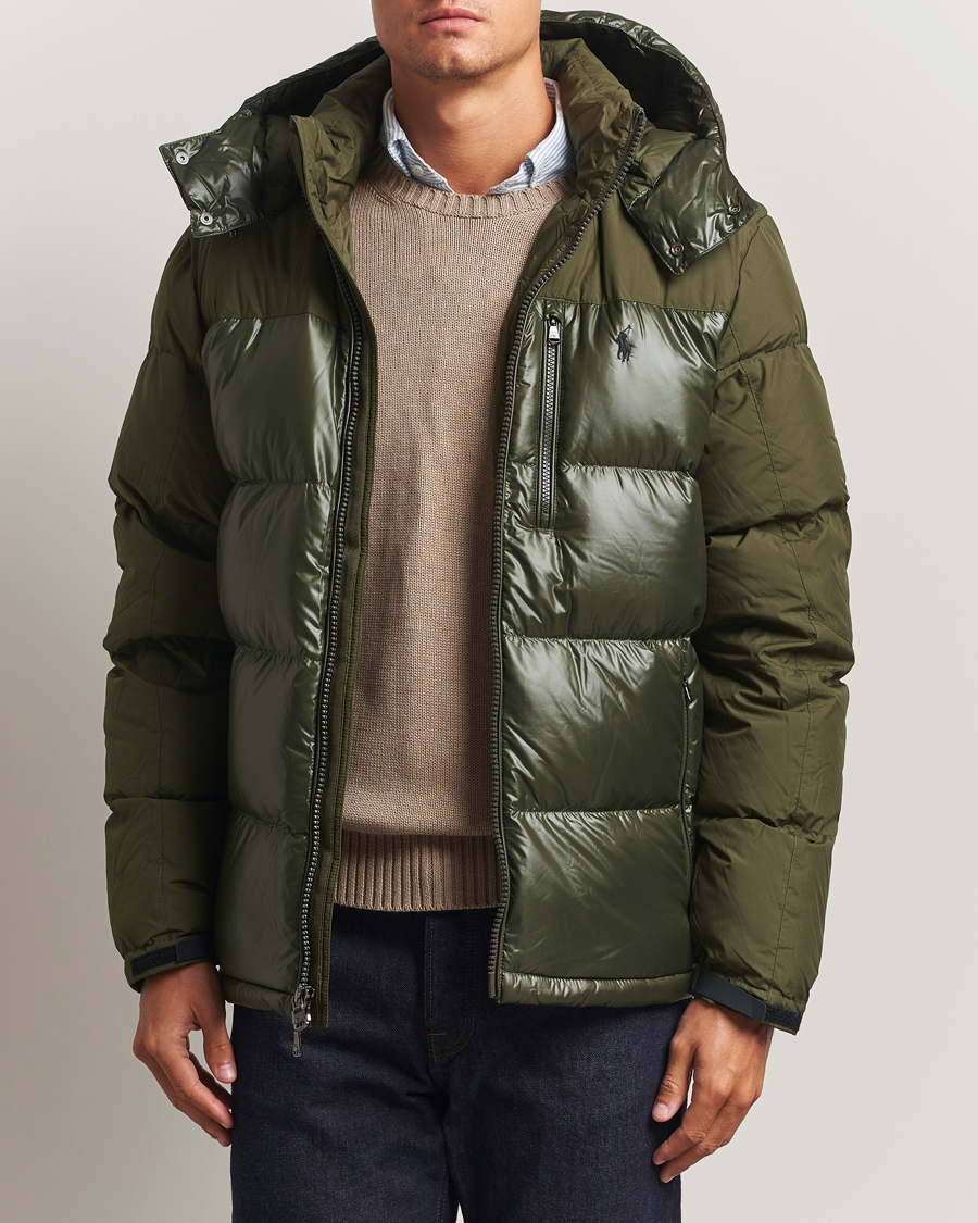 Mies | Takit | Polo Ralph Lauren | Gorham Mixed Glossy Down Jacket Dark Loden