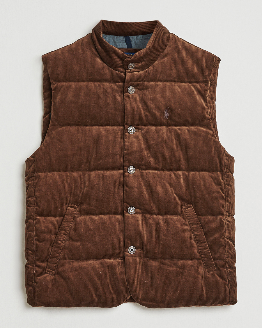 Mies | Takit | Polo Ralph Lauren | Quilted Corduroy Vest Pale Russet