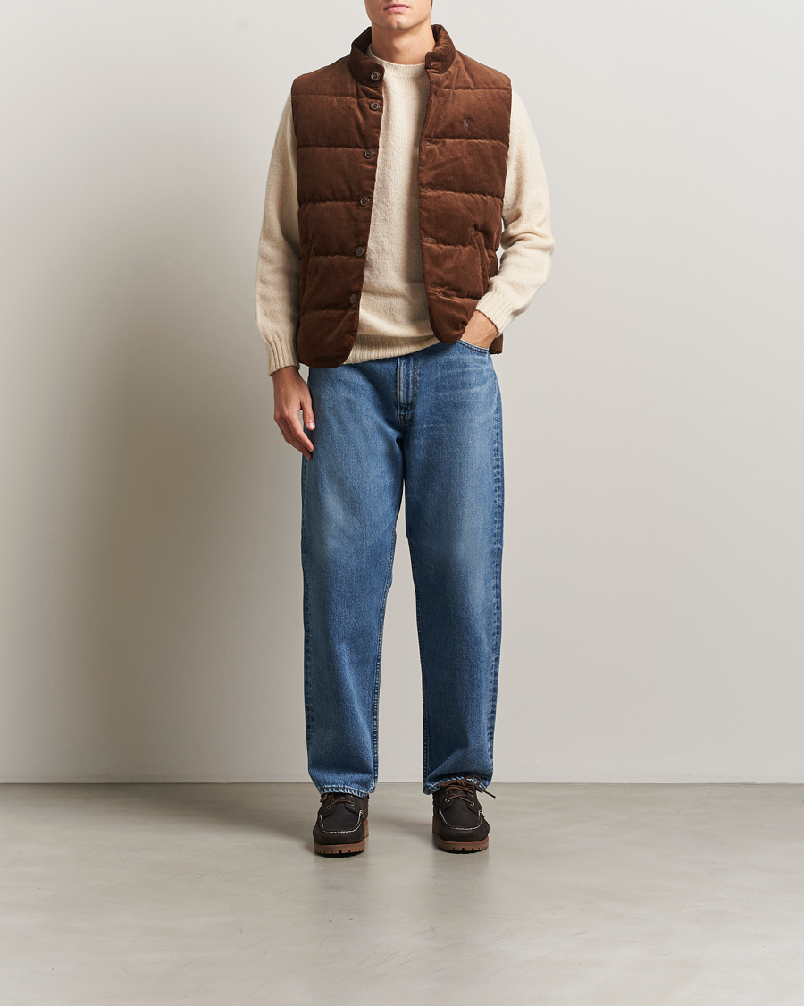 Mies | Takit | Polo Ralph Lauren | Quilted Corduroy Vest Pale Russet