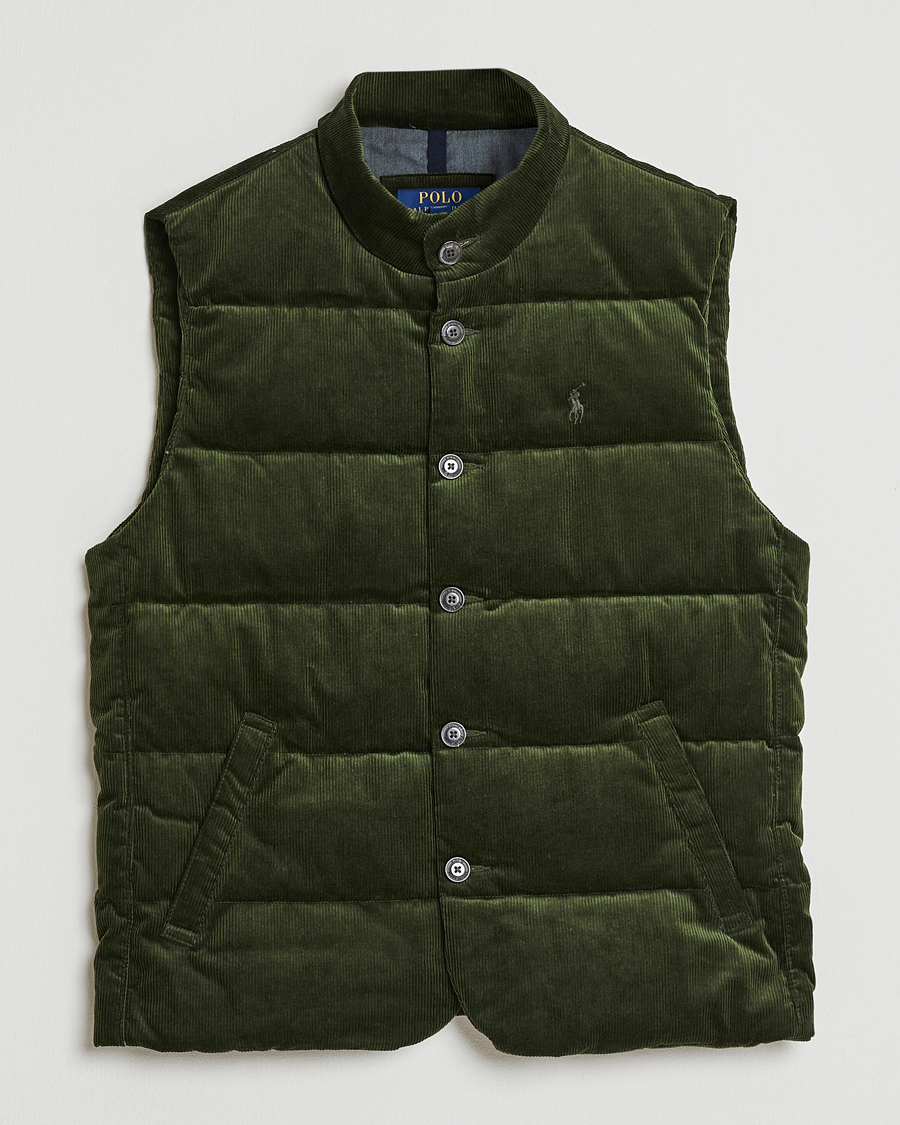 Mies | Takit | Polo Ralph Lauren | Quilted Corduroy Vest Country Olive