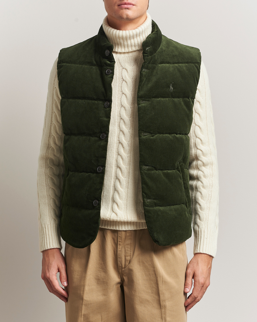 Mies | Takit | Polo Ralph Lauren | Quilted Corduroy Vest Country Olive