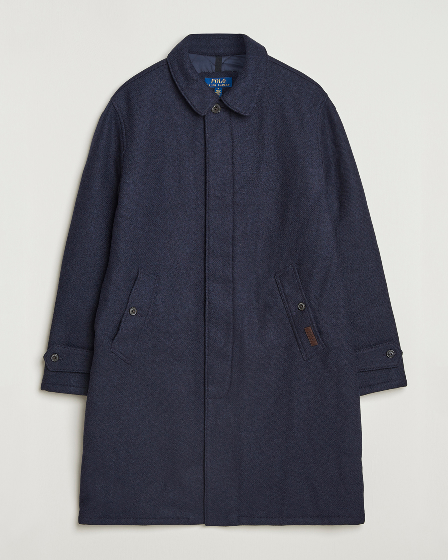 Mies | Takit | Polo Ralph Lauren | Heritage Twill Wool Coat Collection Navy