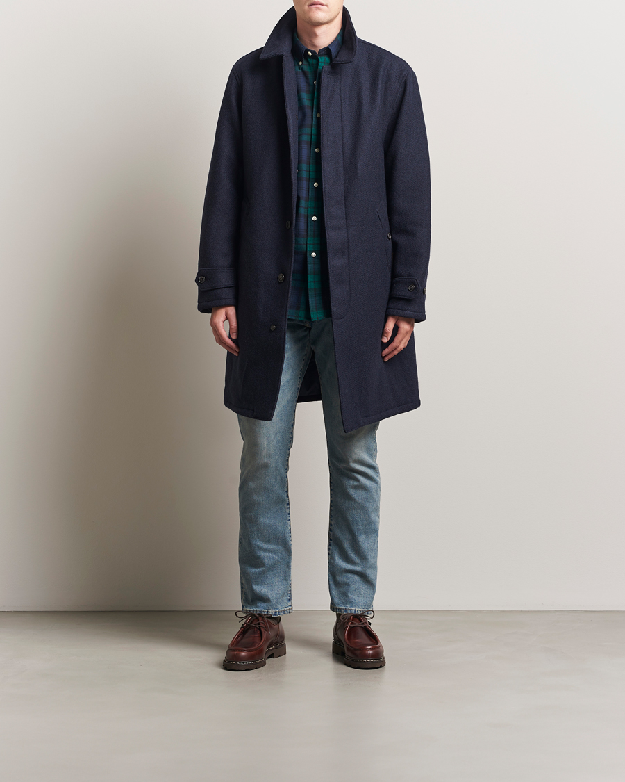 Mies | Takit | Polo Ralph Lauren | Heritage Twill Wool Coat Collection Navy