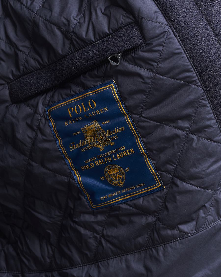 Mies | Takit | Polo Ralph Lauren | Heritage Twill Wool Coat Collection Navy