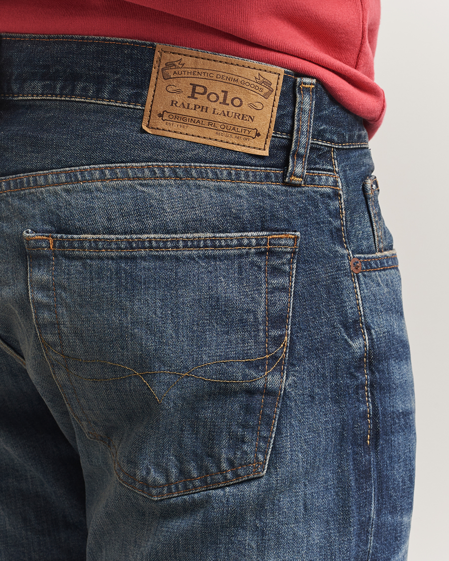 Mies | Farkut | Polo Ralph Lauren | Hampton Ridig Denim Straight Jeans Mid Blue