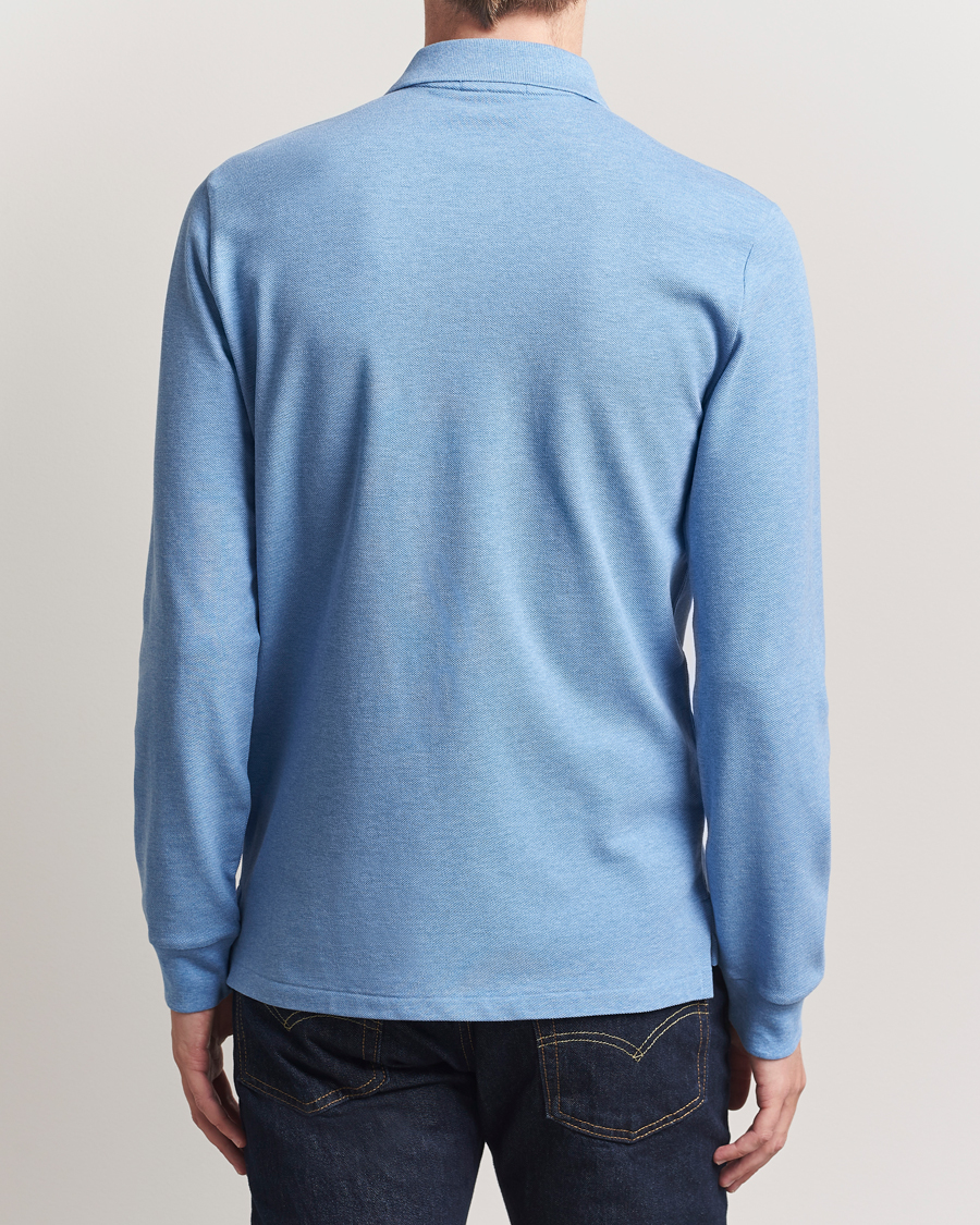 Mies | Pikeet | Polo Ralph Lauren | Custom Slim Fit Long Sleeve Polo Soft Royal Heather