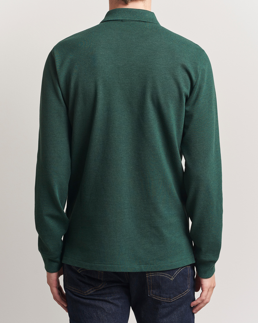 Mies | Pikeet | Polo Ralph Lauren | Custom Slim Fit Long Sleeve Polo Scotch Pine Heather