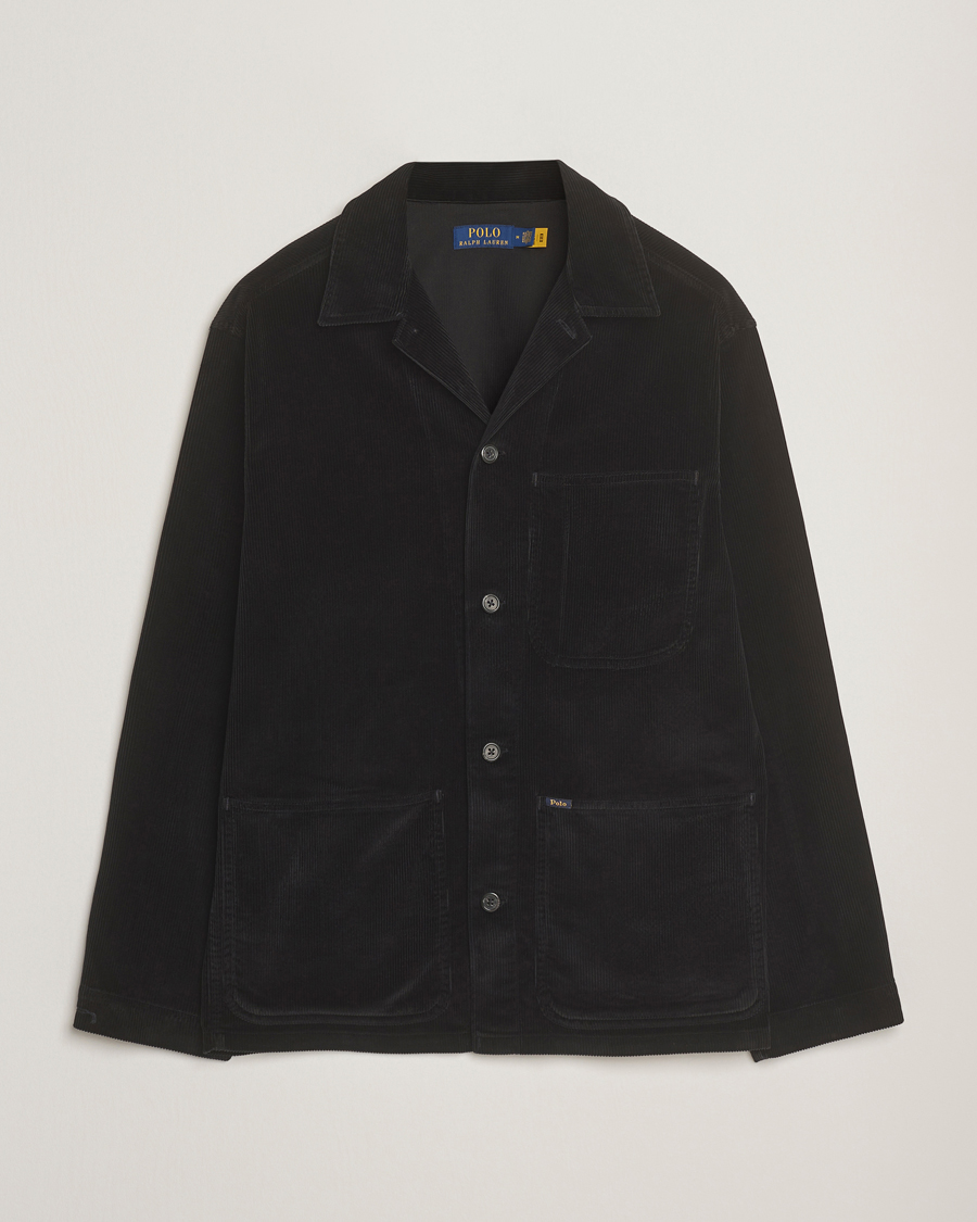 Mies | Kauluspaidat | Polo Ralph Lauren | Corduroy Pocket Shirt Polo Black