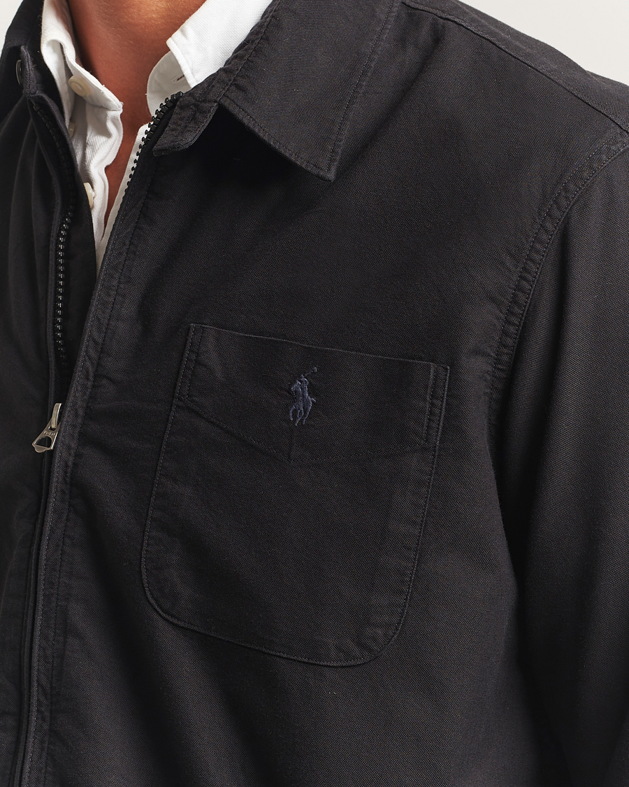 Mies | Kauluspaidat | Polo Ralph Lauren | Garment Dyed Oxford Overshirt Polo Black