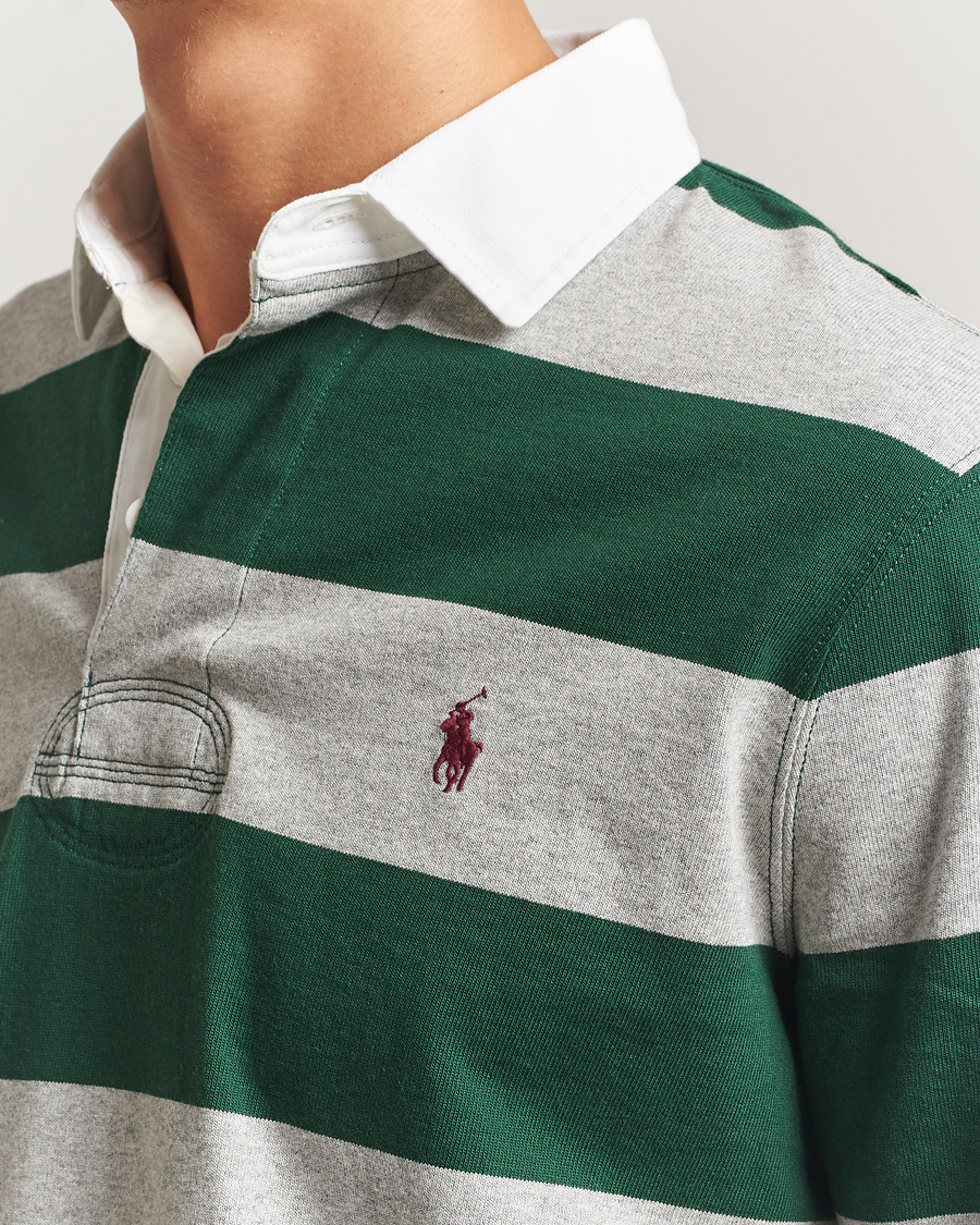 Mies | Puserot | Polo Ralph Lauren | Jersey Striped Rugger Vintage Pine/Andover Heather