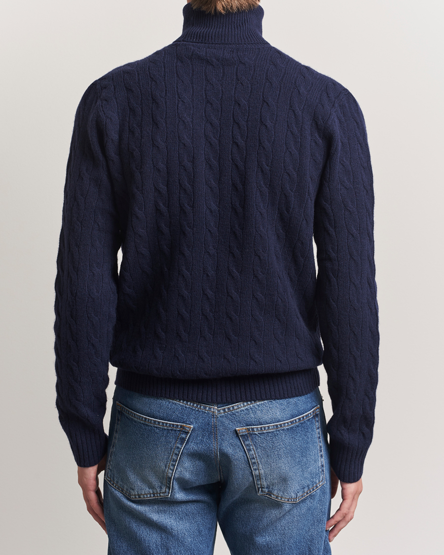 Mies | Puserot | Polo Ralph Lauren | Wool/Cashmere Rollneck Hunter Navy