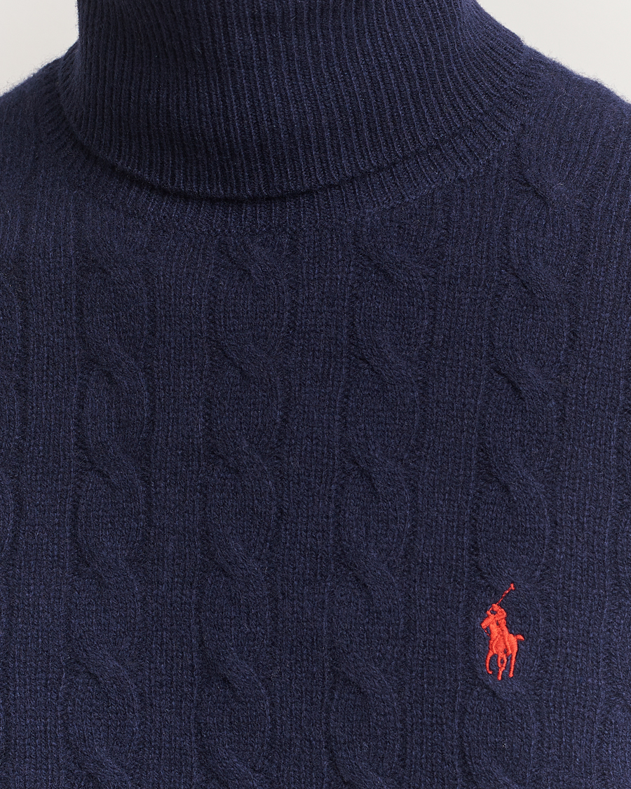 Mies | Puserot | Polo Ralph Lauren | Wool/Cashmere Rollneck Hunter Navy