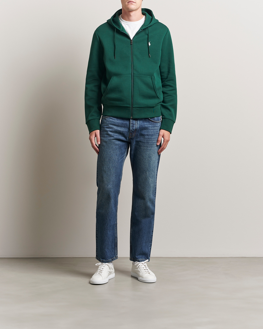 Mies | Puserot | Polo Ralph Lauren | Double Knitted Full-Zip Hoodie Vintage Pine
