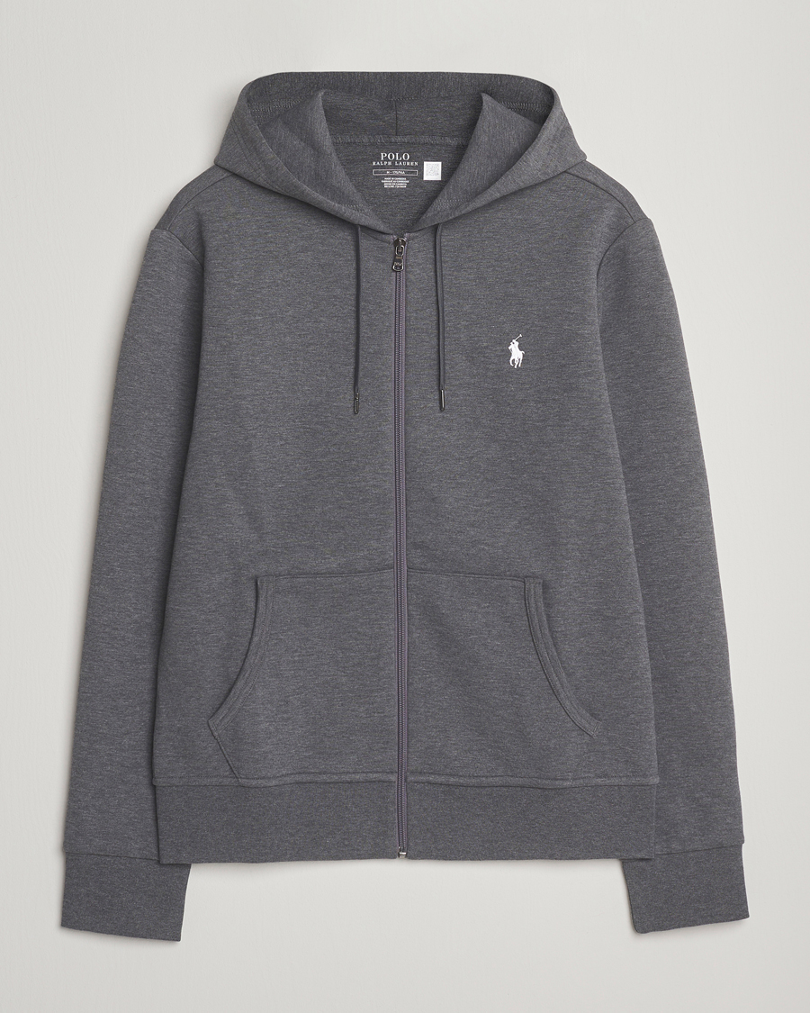 Mies | Puserot | Polo Ralph Lauren | Double Knitted Full-Zip Hoodie Barclay Heather