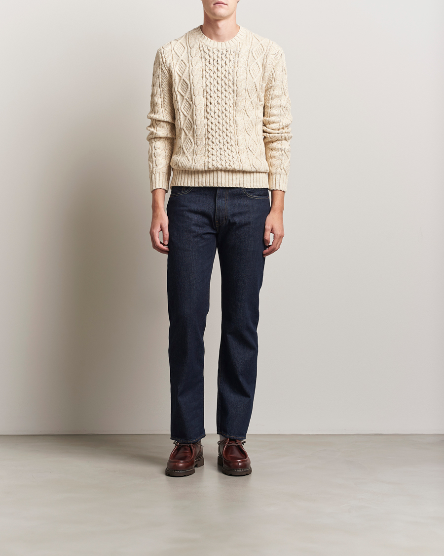 Mies | Puserot | Polo Ralph Lauren | Cotton Marl Pullover Oatmeal