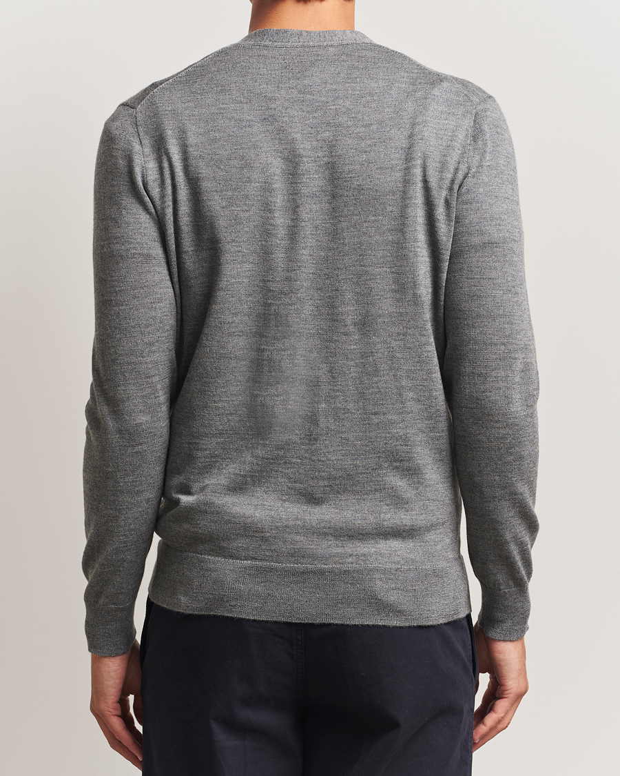 Mies | Puserot | Polo Ralph Lauren | Merino Knitted Cardigan Fawn Grey Heather