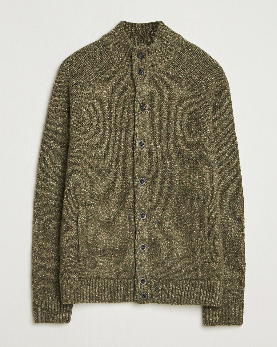 Mies | Puserot | Polo Ralph Lauren | Wool Blend Button Cardigan Olive Marl