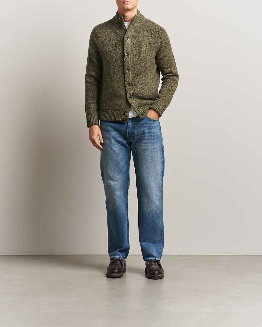 Mies | Puserot | Polo Ralph Lauren | Wool Blend Button Cardigan Olive Marl