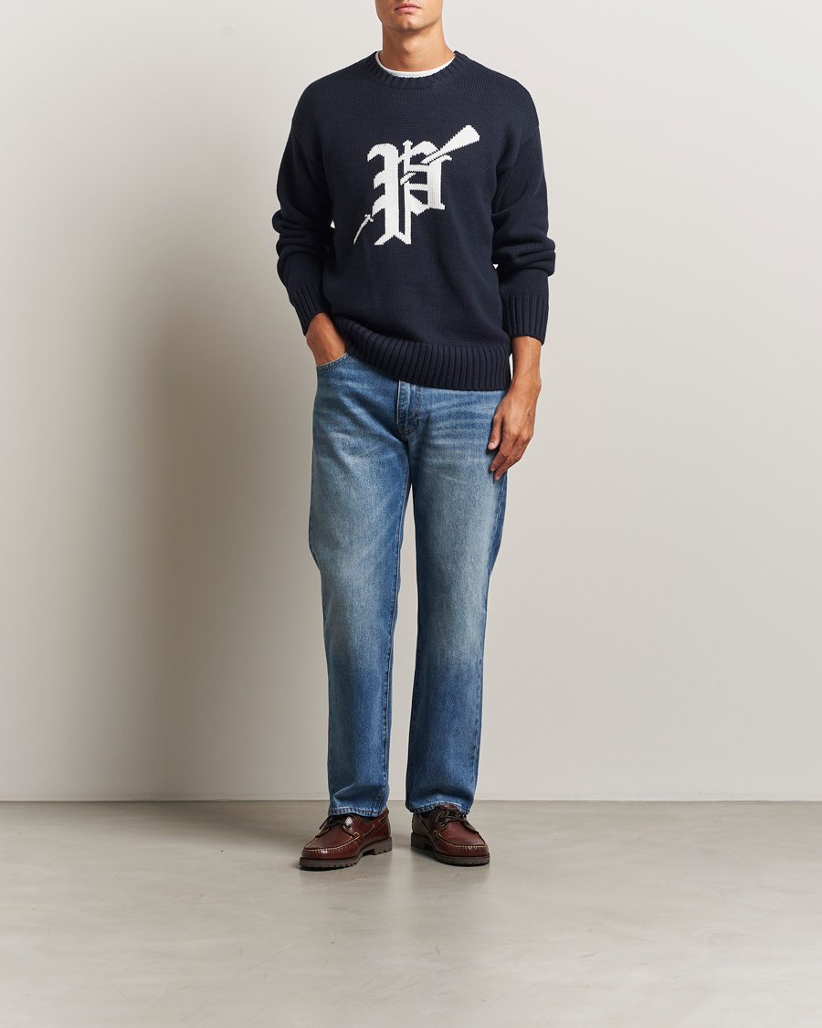 Mies | Puserot | Polo Ralph Lauren | Cotton Logo Sweater Hunter Navy