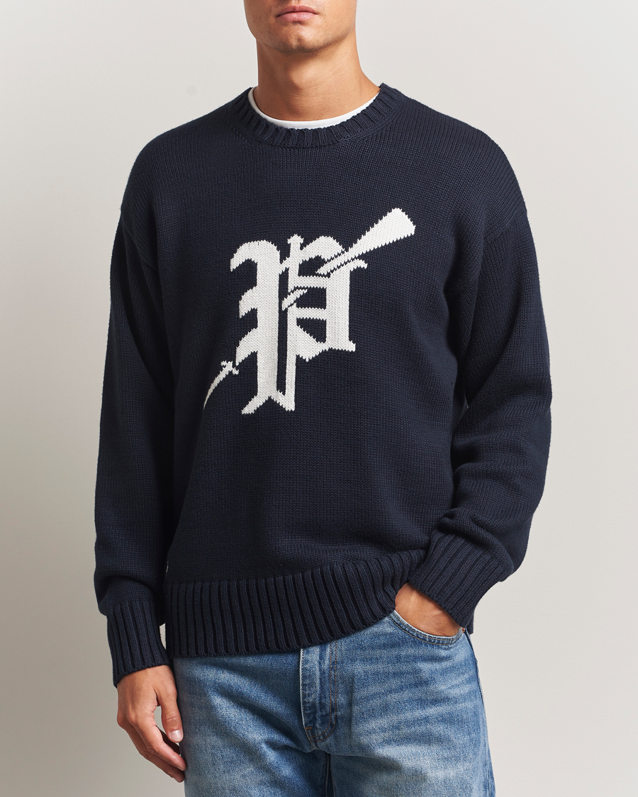 Mies | Puserot | Polo Ralph Lauren | Cotton Logo Sweater Hunter Navy