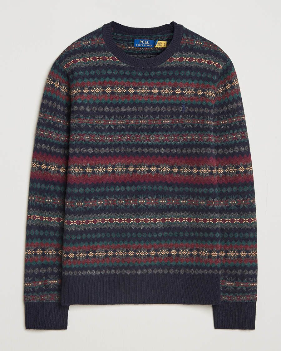 Mies | Puserot | Polo Ralph Lauren | Fairisle Wool Sweater Navy Combo