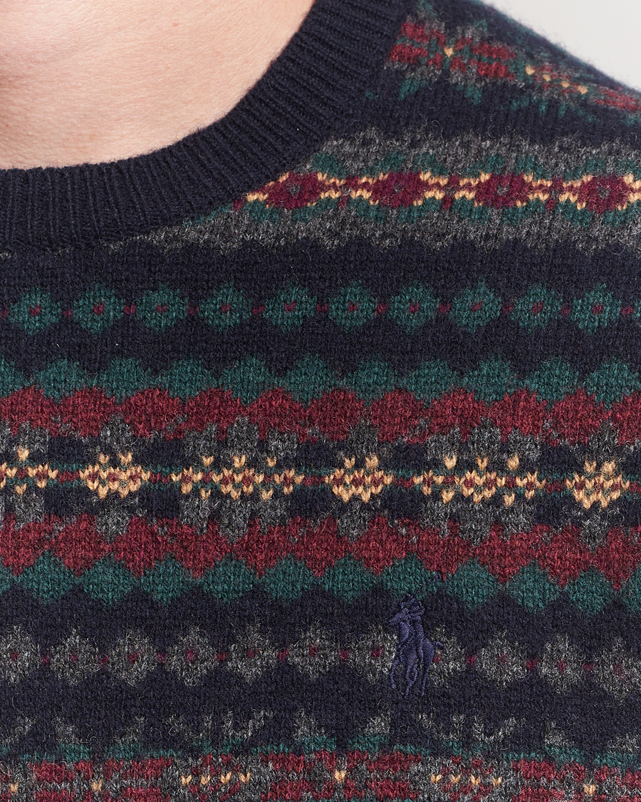 Mies | Puserot | Polo Ralph Lauren | Fairisle Wool Sweater Navy Combo
