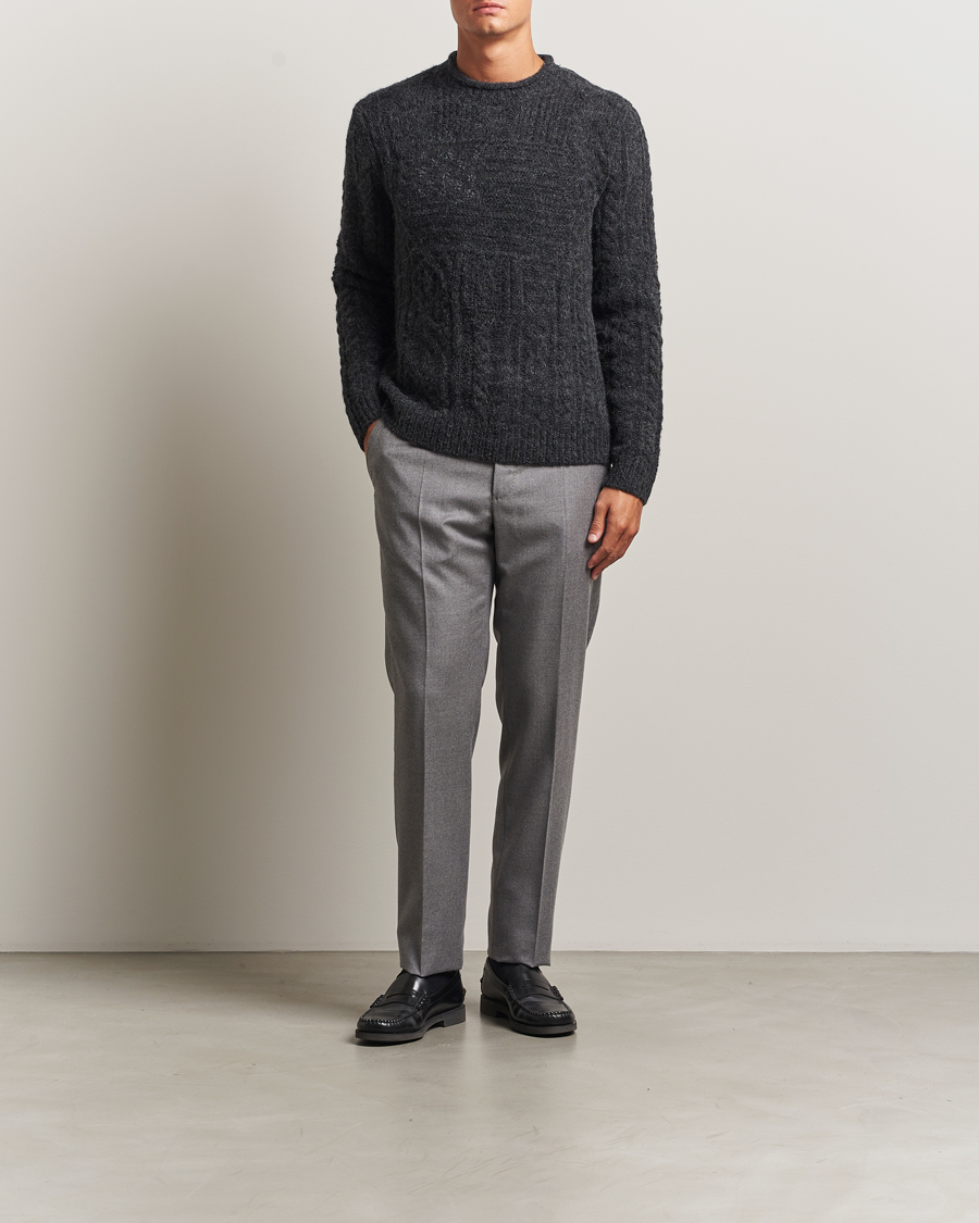 Mies | Puserot | Polo Ralph Lauren | Wool Blend Sweater Dark Granite Heather