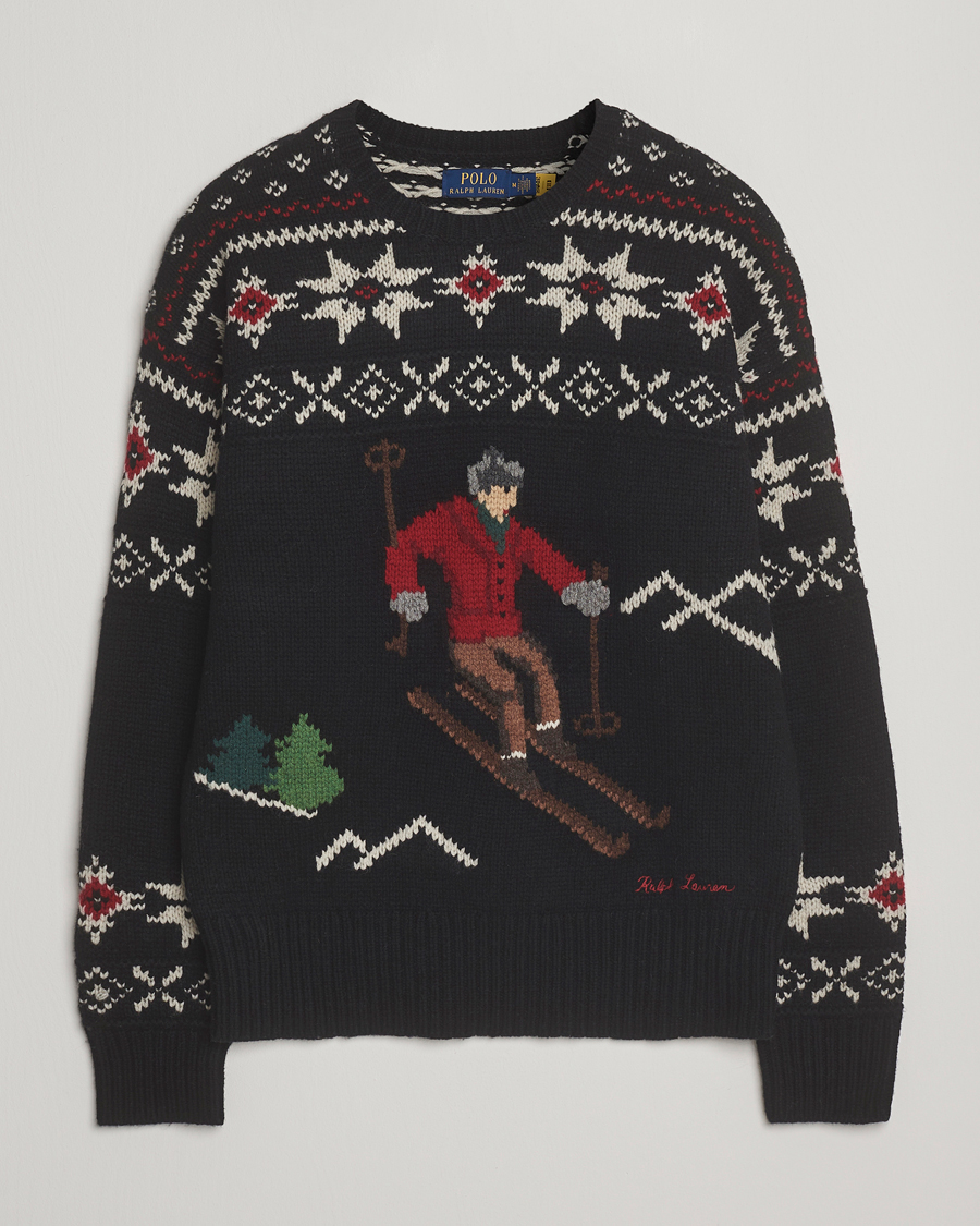 Mies | Puserot | Polo Ralph Lauren | Wool Skier Sweater Black Combo