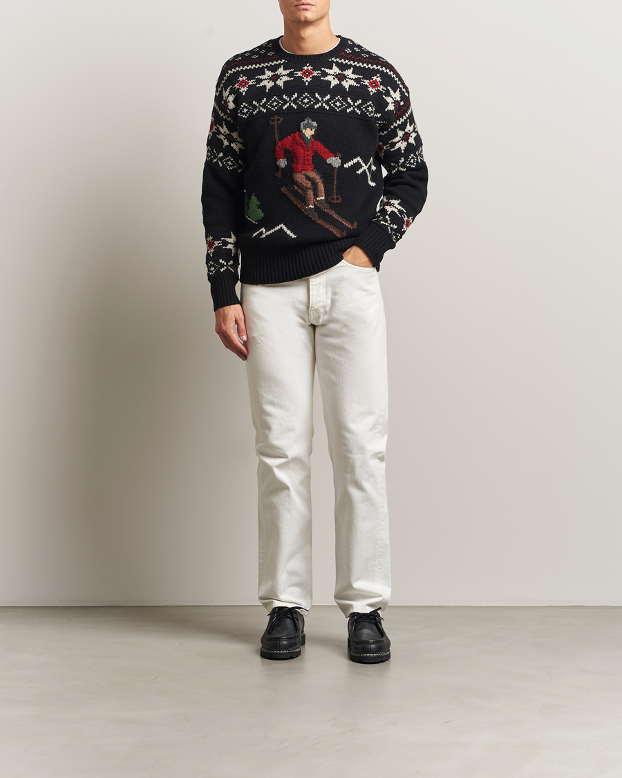 Mies | Puserot | Polo Ralph Lauren | Wool Skier Sweater Black Combo